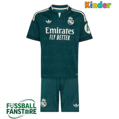 Real Madrid Kylian Mbappe #10 Replik Auswärtstrikot Kinder 2026-27 Kurzarm (+ Kurze Hosen)